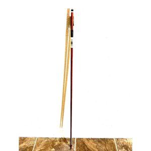 Violin Bow 4/4 Pernambuco Wood Skin With Carbon Fiber Lizard Leather Grip